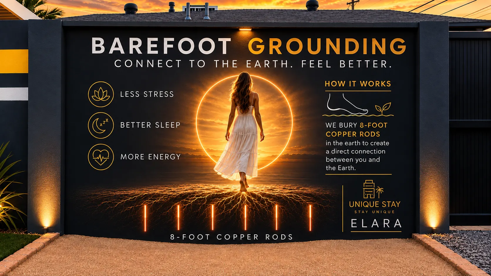 Grounding beach
